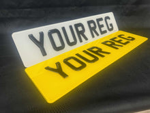 Load image into Gallery viewer, 3D Gel 21 x 6 Range Rover, Bentley and Jaguar Oversized Rear Plate