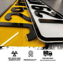 Load image into Gallery viewer, 4D number plates with 4D border