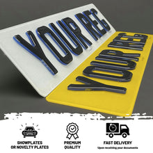 Load image into Gallery viewer, 4D Neon Blue with Gel Show Plate