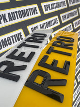 Load image into Gallery viewer, 4D Retro/Bevelled Number Plates