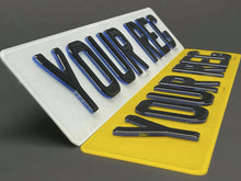 Load image into Gallery viewer, 4D Neon Blue with Gel Show Plate