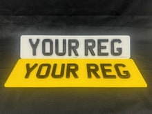 Load image into Gallery viewer, 4D Gel 21 x 6 Range Rover, Bentley and Jaguar Oversized Rear Plate