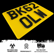 Load image into Gallery viewer, 4D 3mm Acrylic Motor Bike Number Plates (9x7)