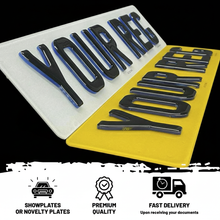 Load image into Gallery viewer, 4D Neon Blue with Gel Show Plate