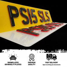 Load image into Gallery viewer, 4D 3mm Neon Red Plates with Gel