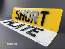 Load image into Gallery viewer, 4D 3mm Acrylic Short Number Plates set