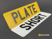 Load image into Gallery viewer, Short Standard Printed Number Plates Set