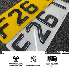 Load image into Gallery viewer, 3D Gel Short Number Plates Set
