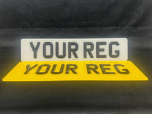 Load image into Gallery viewer, 3D Gel 21 x 6 Range Rover, Bentley and Jaguar Oversized Rear Plate
