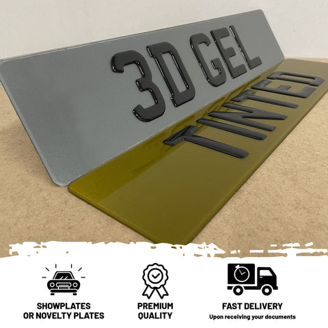 3D Gel Tinted Plates