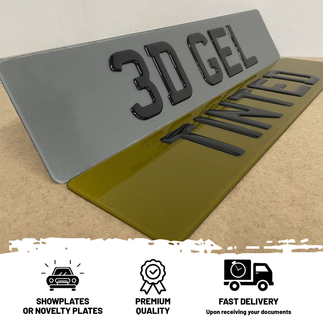 3D Gel Tinted Plates