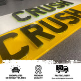 4D Neon Green Show Plate