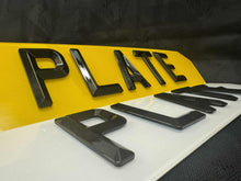 Load image into Gallery viewer, 4D Retro/Bevelled Number Plates Short Hex (6 or less Characters)
