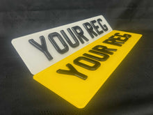 Load image into Gallery viewer, 4D Gel 21 x 6 Range Rover, Bentley and Jaguar Oversized Rear Plate
