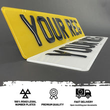 Load image into Gallery viewer, 3D Gel Standard Number Plates
