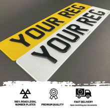 Load image into Gallery viewer, 3D Gel Standard Number Plates
