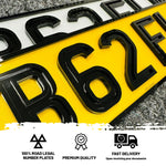 Ghost Number Plates with 4D border