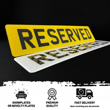 Load image into Gallery viewer, Printed Standard Show Number Plates
