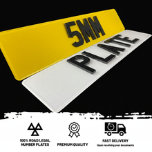 Load image into Gallery viewer, 5mm 4D Acrylic Number Plates
