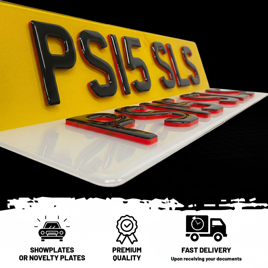 4D 3mm Neon Red Plates with Gel