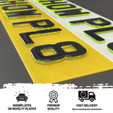 4D 3mm Neon Green Plates with Gel
