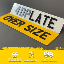 Load image into Gallery viewer, 4D Range Rover, Bentley and Jaguar Oversized Rear Plate
