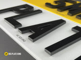 14 inch 5mm number plates