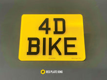 Load image into Gallery viewer, Printed Motor Bike Number Plates (9x7)
