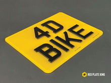 Load image into Gallery viewer, Printed Motor Bike Number Plates (9x7)
