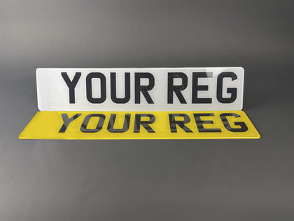 Printed Standard Number Plates