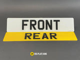 Single Standard number plate