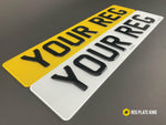 3D Gel Standard Number Plates Set